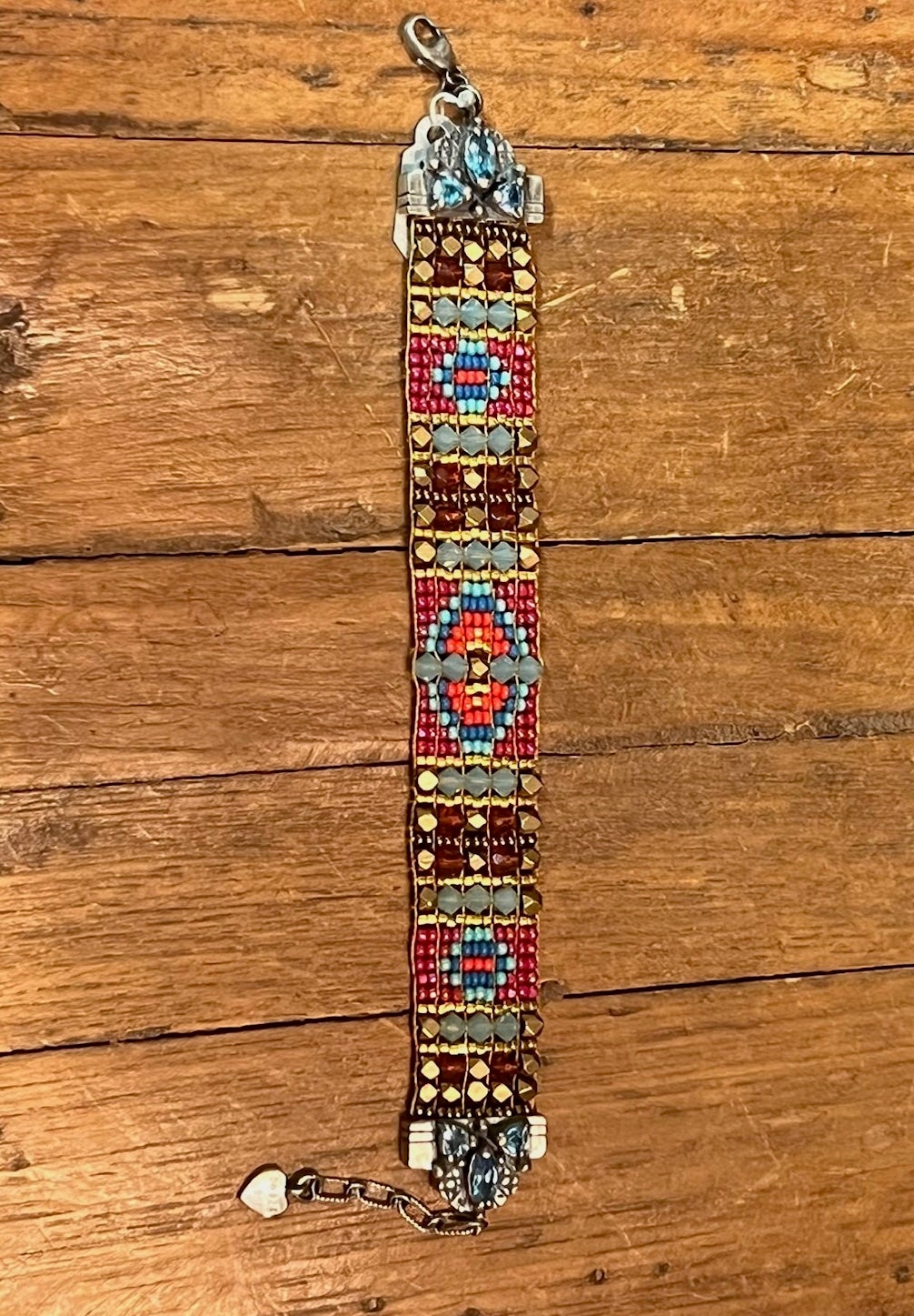 Chile Rose Beads bracelet at Roots in Santa Fe Roots in Santa Fe